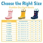 Jan & Jul by Twinklebelle Pink Puddle Dry Rain Boots with Handles by Jan & Jul