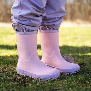 Jan & Jul by Twinklebelle Pink Puddle Dry Rain Boots with Handles by Jan & Jul