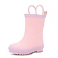 Jan & Jul by Twinklebelle Pink Puddle Dry Rain Boots with Handles by Jan & Jul