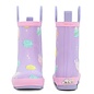 Jan & Jul by Twinklebelle Macarons Print Puddle Dry Rain Boots with Handles by Jan & Jul