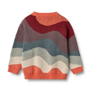WHEAT KIDS Organic Cotton Jaquard Pullover Sunset by Wheat