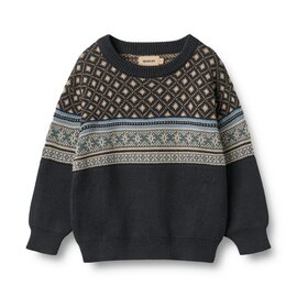 WHEAT KIDS Organic Cotton Jaquard Pullover Julius by Wheat