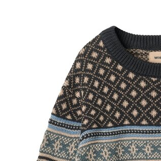 WHEAT KIDS Organic Cotton Jaquard Pullover Julius by Wheat