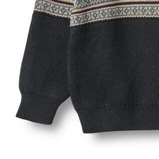 WHEAT KIDS Organic Cotton Jaquard Pullover Julius by Wheat
