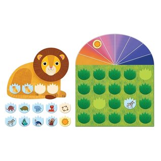 Mudpuppy Lion's Safari Search - A Cooperative Twist on Memory Game