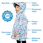 Jan & Jul by Twinklebelle Grey Construction Print Fleece Lined Rain Jacket by Jan & Jul