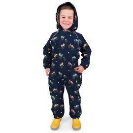 Jan & Jul by Twinklebelle Cozy Dry Fleece-Lined Big Trucks Play Suit by Jan & Jul