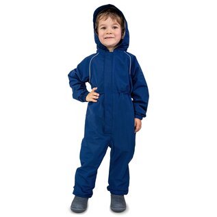 Jan & Jul by Twinklebelle Cozy Dry Fleece-Lined Nebula Blue Play Suit by Jan & Jul