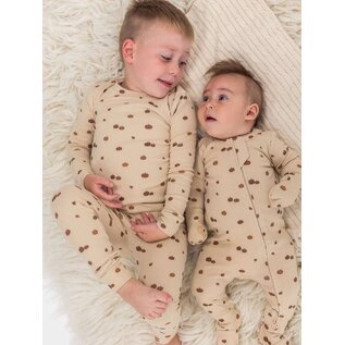Mila & Co Pumpkins Print Ribbed Pajama by Mila & Co