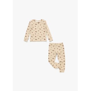 Mila & Co Pumpkins Print Ribbed Pajama by Mila & Co