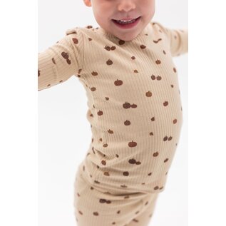 Mila & Co Pumpkins Print Ribbed Pajama by Mila & Co