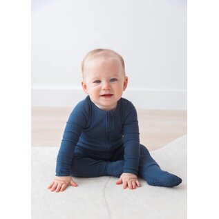 Mila & Co Ribbed Romper Zip by Mila & Co