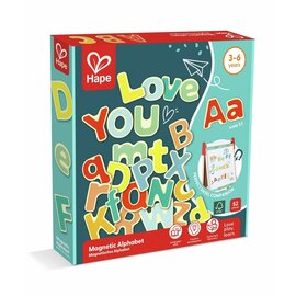 Hape Magnetic Alphabet (Upper and Lower Case) 52 Piece Set by Hape