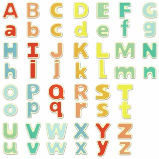Hape Magnetic Alphabet (Upper and Lower Case) 52 Piece Set by Hape