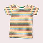 Little Green Radicals Cream Rainbow T-Shirt by Little Green Radicals