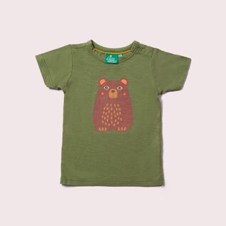 Little Green Radicals Green Bear T-Shirt by Little Green Radicals