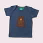 Little Green Radicals Little Bear Applique Organic T-Shirt by Little Green Radicals