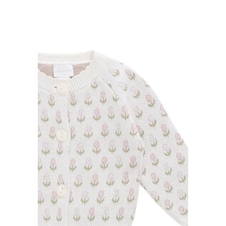 Jamie Kay Olivia Cardigan - Olivia Jacquard Slightly Pink by Jamie Kay