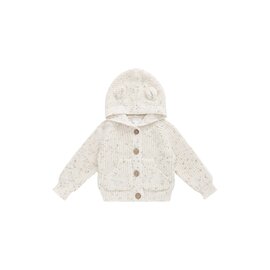 Jamie Kay Original Bear Knit Cotton Cardigan with Hood by Jamie Kay
