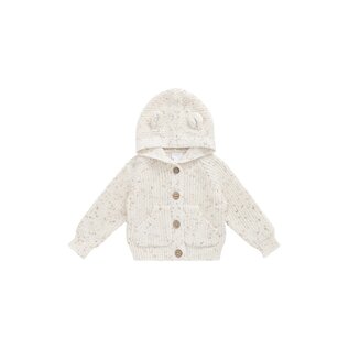 Jamie Kay Original Bear Knit Cotton Cardigan with Hood by Jamie Kay