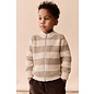 Jamie Kay Idris Knit Zip Cardigan - Wide Stripe Rye/Buff by Jamie Kay
