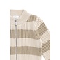 Jamie Kay Idris Knit Zip Cardigan - Wide Stripe Rye/Buff by Jamie Kay