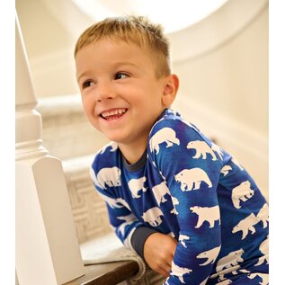 Hatley Midnight Polar Bear Bamboo Pajama Set by Hatley
