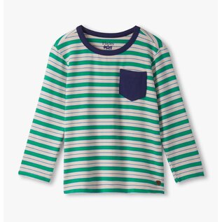 Hatley Blarney Stripes Long Sleeve Bamboo Tee by Hatley