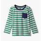 Hatley Blarney Stripes Long Sleeve Bamboo Tee by Hatley