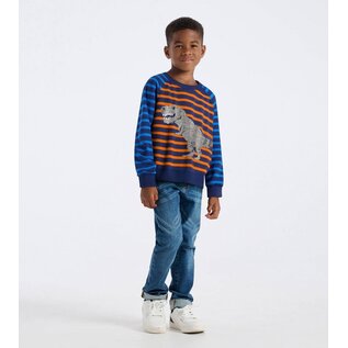 Hatley Dino Mixed Stripes Raglan Sweater by Hatley