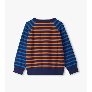 Hatley Dino Mixed Stripes Raglan Sweater by Hatley
