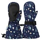Jan & Jul by Twinklebelle Navy Forest Print Waterproof Snow Mittens by Jan and Jul