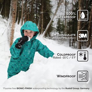 Jan & Jul by Twinklebelle Toasty-Dry Waterproof Snow Gloves by Jan and Jul