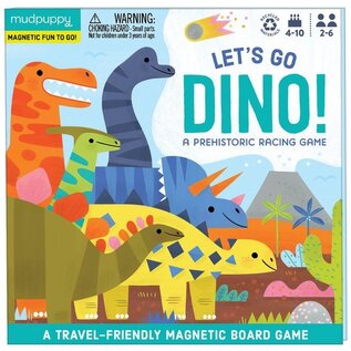 Mudpuppy Let's Go Dino! - Magnetic Board Game