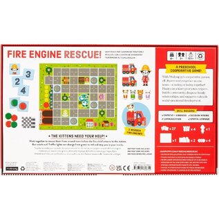 Mudpuppy Fire Engine Rescue - A Cooperative Preschool Board Game