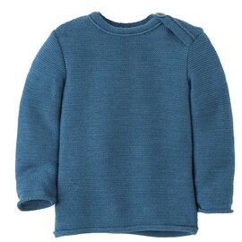 Disana Dove Blue Wool Baby Jumper by Disana
