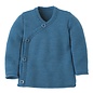 Disana Dove Blue Wool Button Up Jacket by Disana