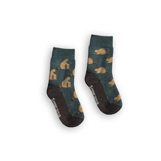 Friday Sock Co Kid's Beaver Merino Wool Socks by Friday Sock Co