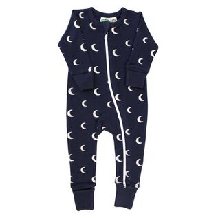 Parade Moons Print 2 Way Zip Organic Cotton Romper by Parade