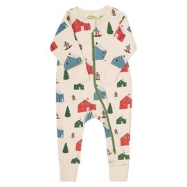Parade Alpine Print 2 Way Zip Organic Cotton Romper by Parade