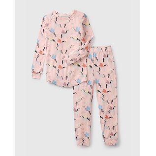 loulou Lollipop Unicorn Ballet Long Sleeve Pajama Set by Loulou Lollipop