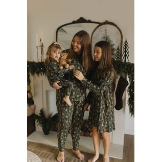 current tyed Evergreen Glow Holiday Bamboo Nightgown by Current Tyed