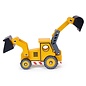 Wooden Toy Backhoe Construction Truck