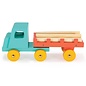 Wooden Log Truck Toy - Teal Timber Truck