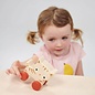 Kitten on Wheels Wooden Push Toy