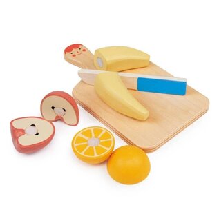 Wooden Play Food - Fruit Chopping Board Set