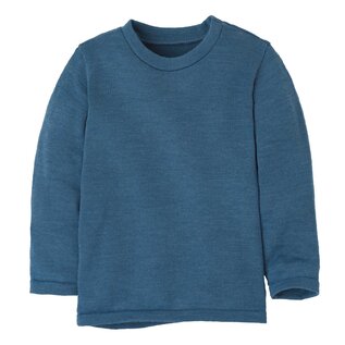 Disana Dove Blue Knitted Wool Jumper by Disana