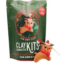 Reindeer Ornament Clay Kit (Made in Canada)