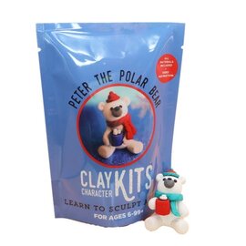 Peter the Polar Bear Winter Clay Kit (Made in Canada)