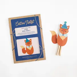 Cotton Twist Make Your Own Fox Peg Doll